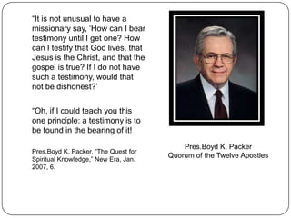 Testimony | PPTX