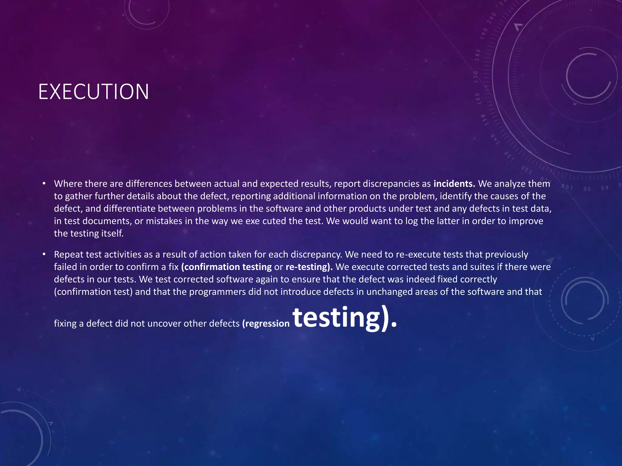 Test implementation and execution | PPTX