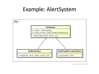 Example: AlertSystem
 