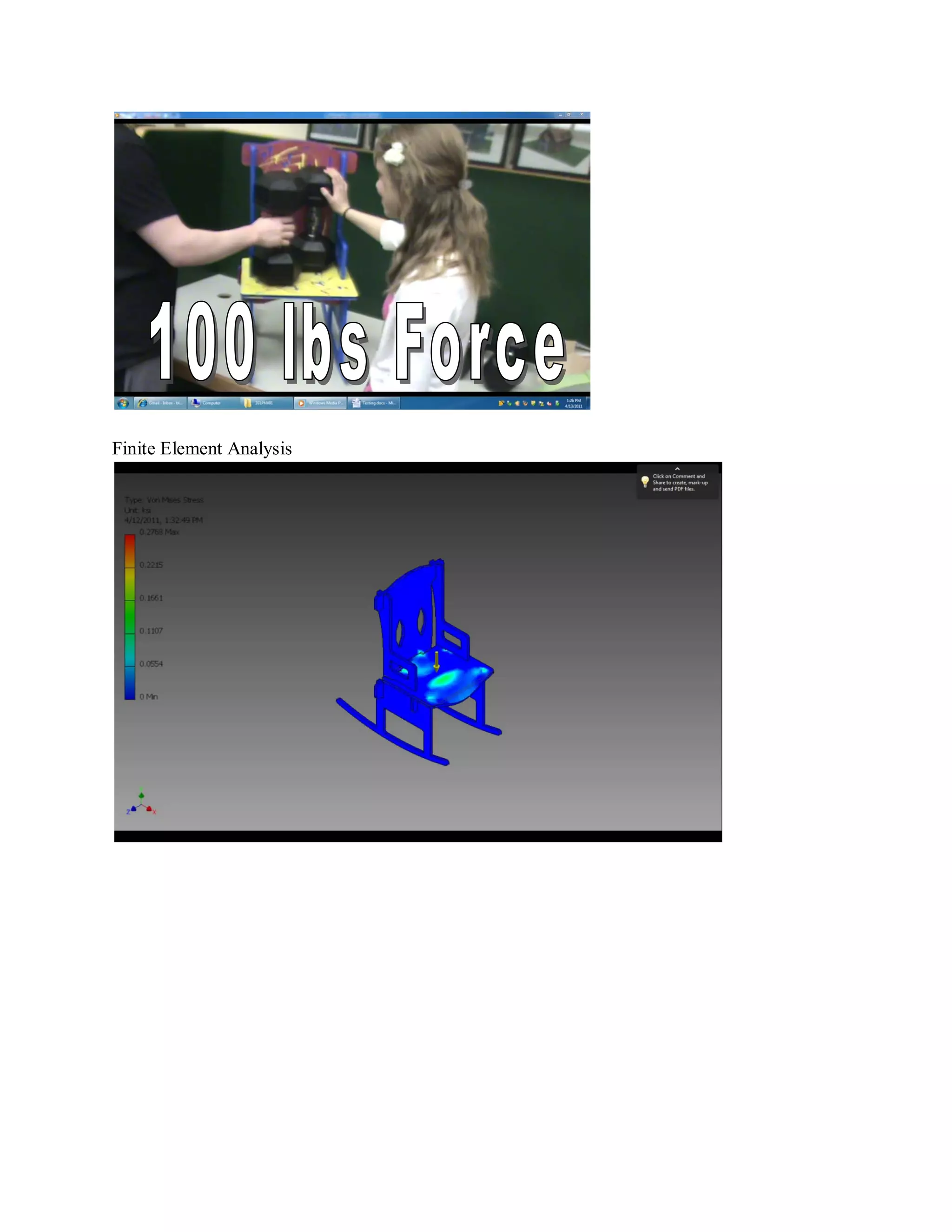 Rocking Chair Testing | PDF