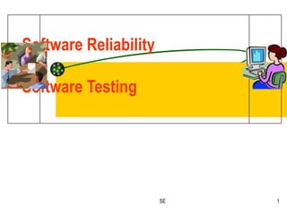Software Reliability &  Software Testing  SE 