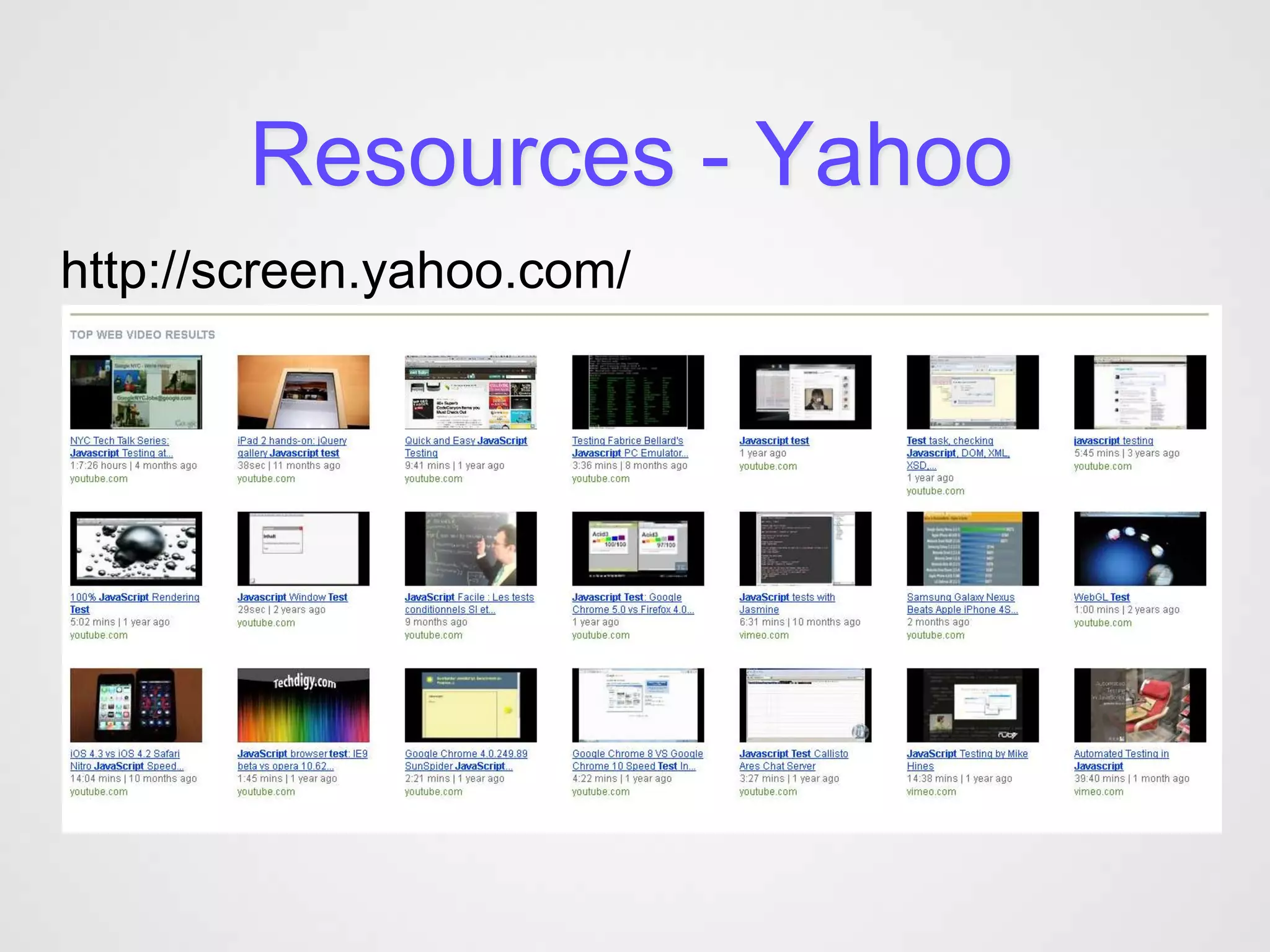 Resources - Yahoo
http://screen.yahoo.com/
 