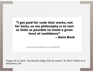 Testing aplicado en symfony 2