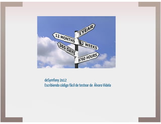 Testing aplicado en symfony 2
