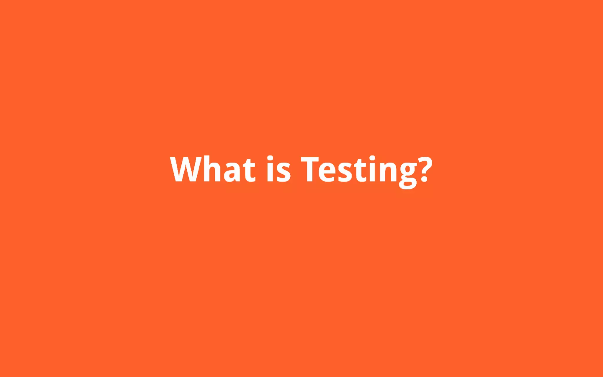 An Introduction to Software Testing