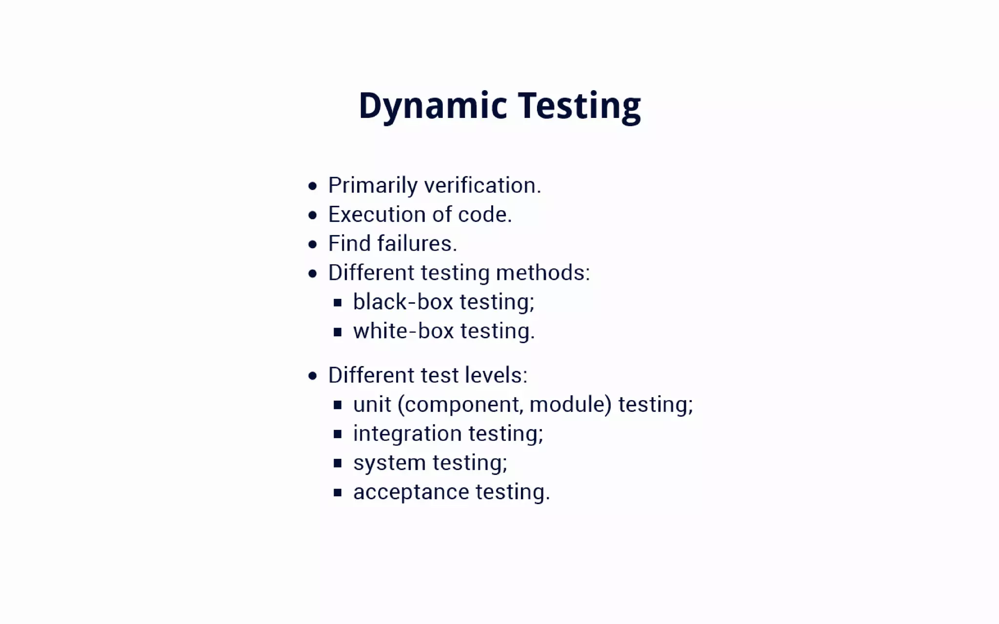 An Introduction to Software Testing