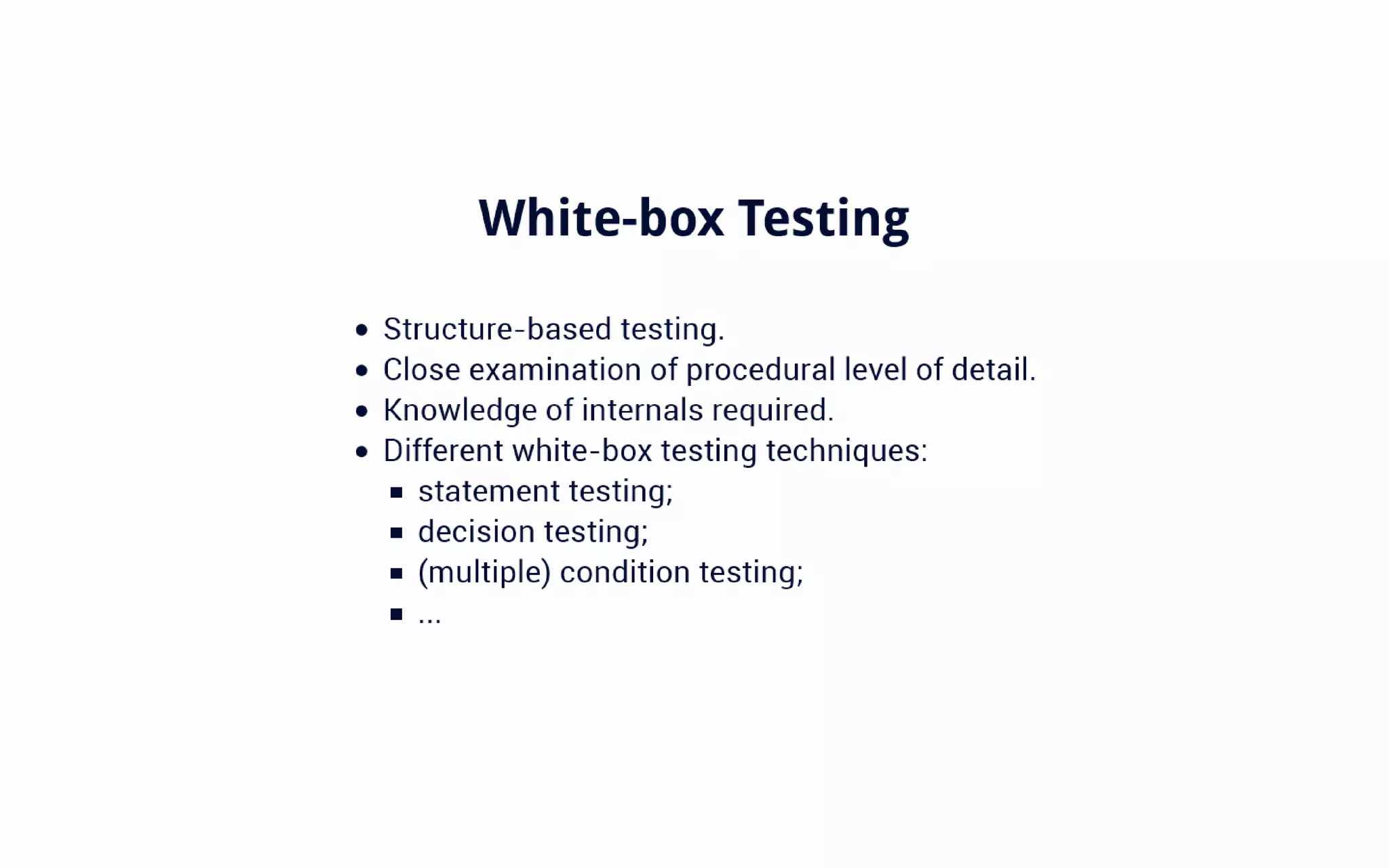 An Introduction to Software Testing