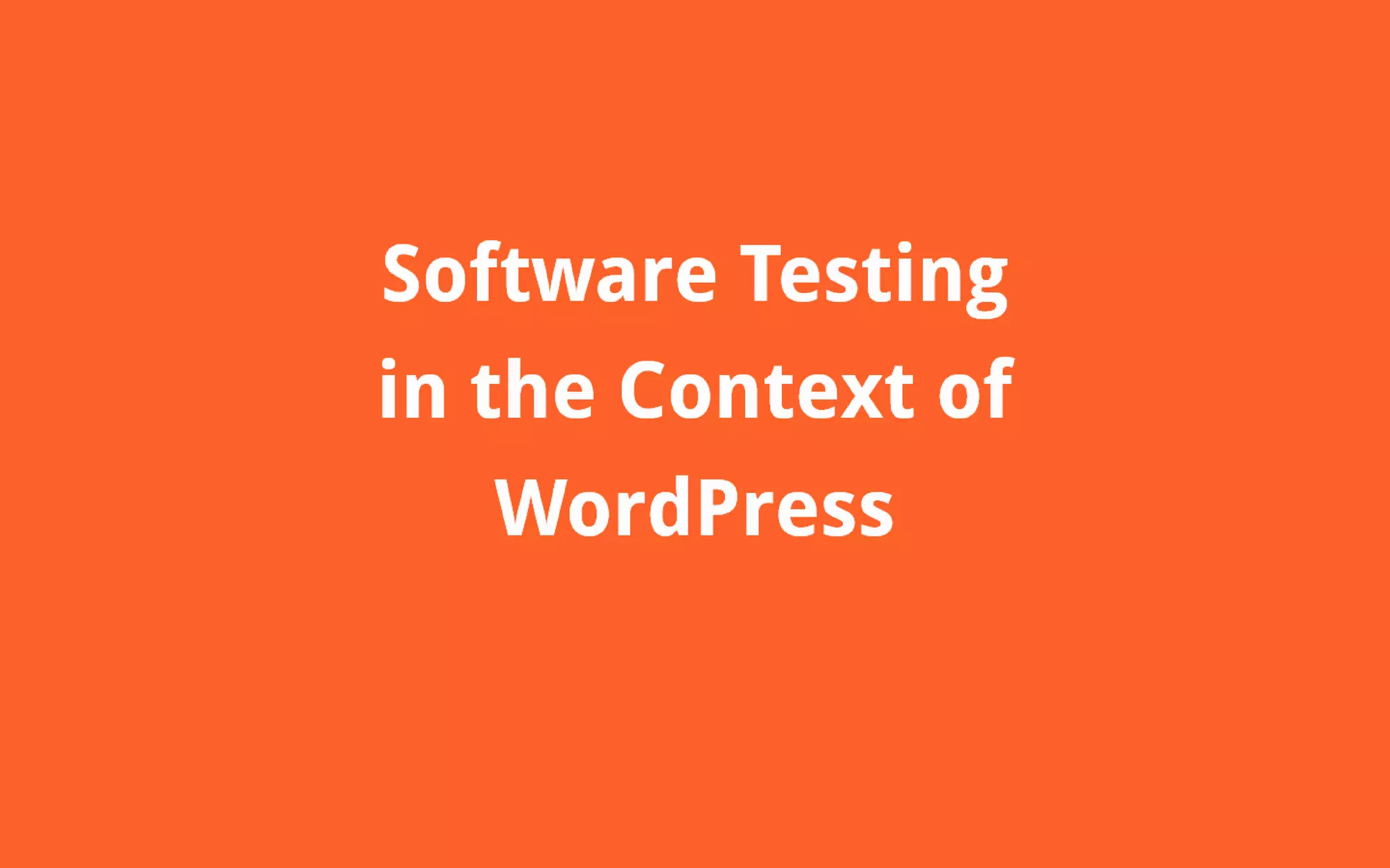 An Introduction to Software Testing