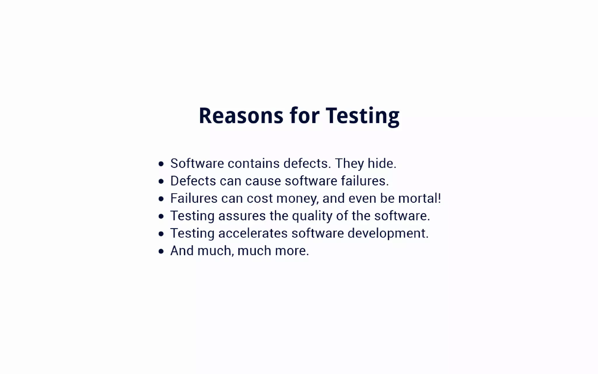 An Introduction to Software Testing