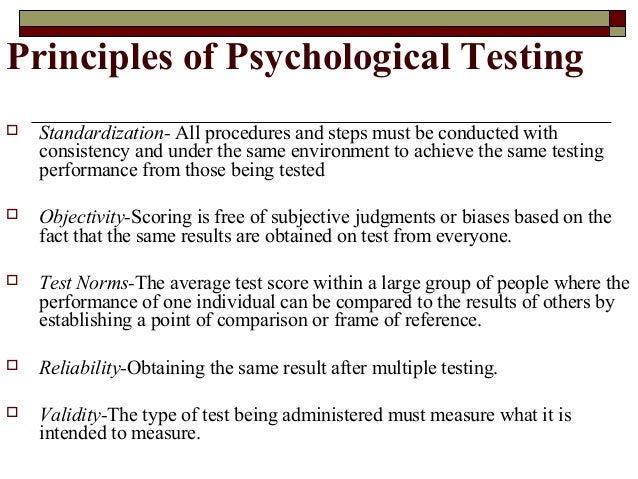 psychological Testing