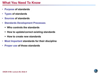 Standards, Codes, and Specifications: NDT | PPTX