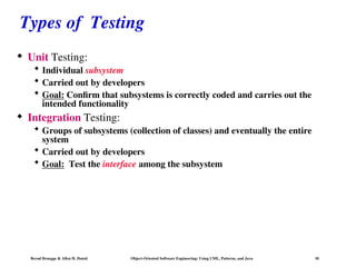 Comprehensive Guide to Software Testing Using UML, Patterns, and Java | PPT