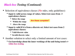Comprehensive Guide to Software Testing Using UML, Patterns, and Java | PPT