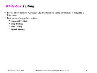 Comprehensive Guide to Software Testing Using UML, Patterns, and Java | PPT