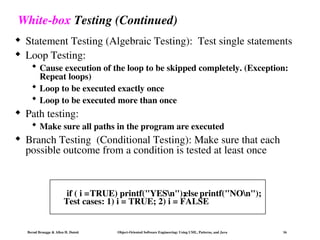 Comprehensive Guide to Software Testing Using UML, Patterns, and Java | PPT