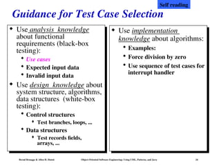 Comprehensive Guide to Software Testing Using UML, Patterns, and Java | PPT