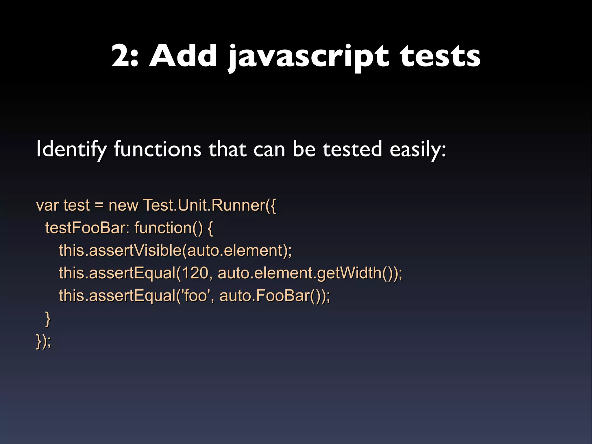 Conclusion: HTML as the API HTML is the contract between your  java server  and your  javascript code . 