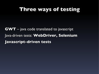 Add static javascript code Add javascript code as needed 