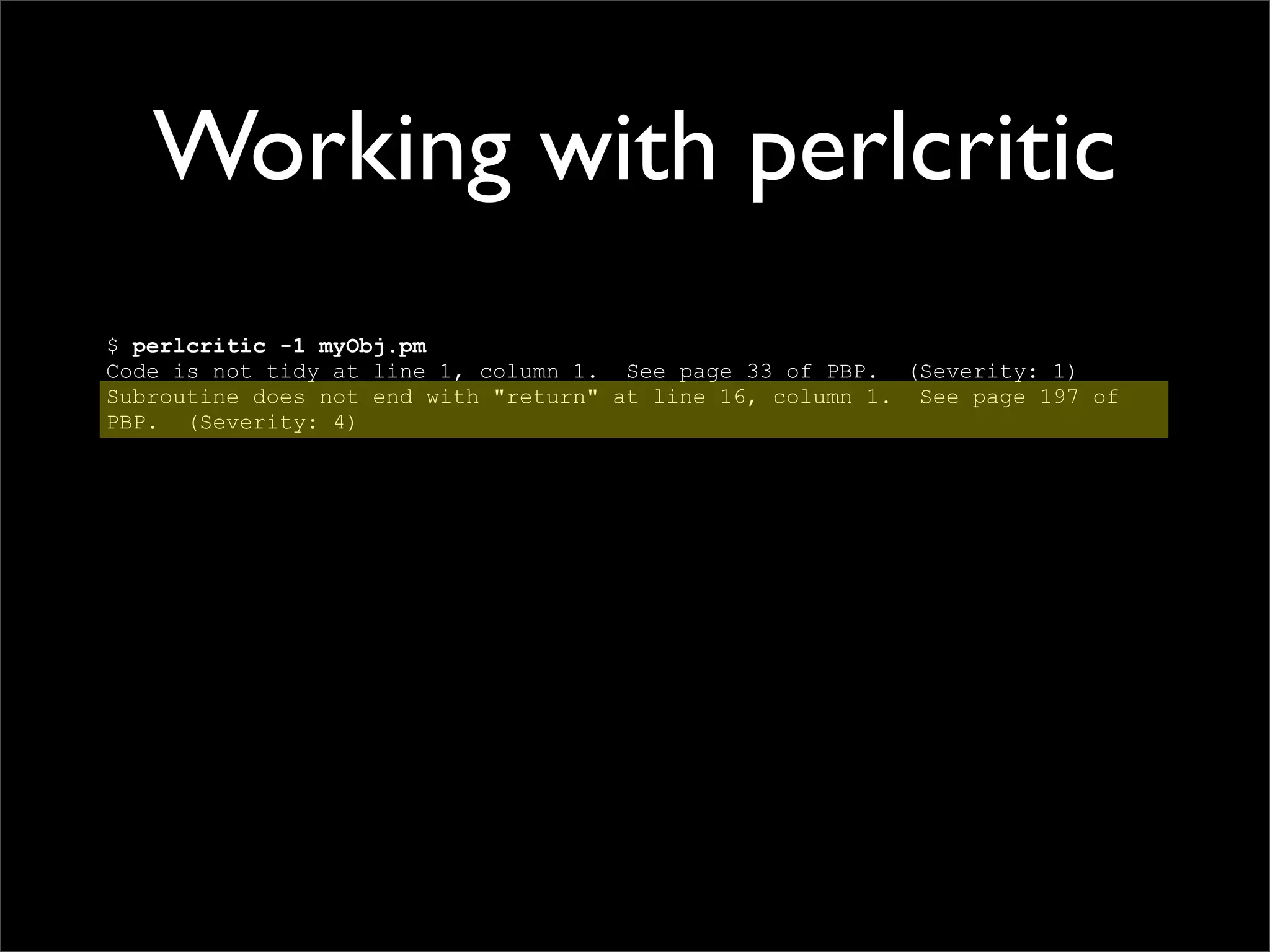 Testing Code and Assuring Quality