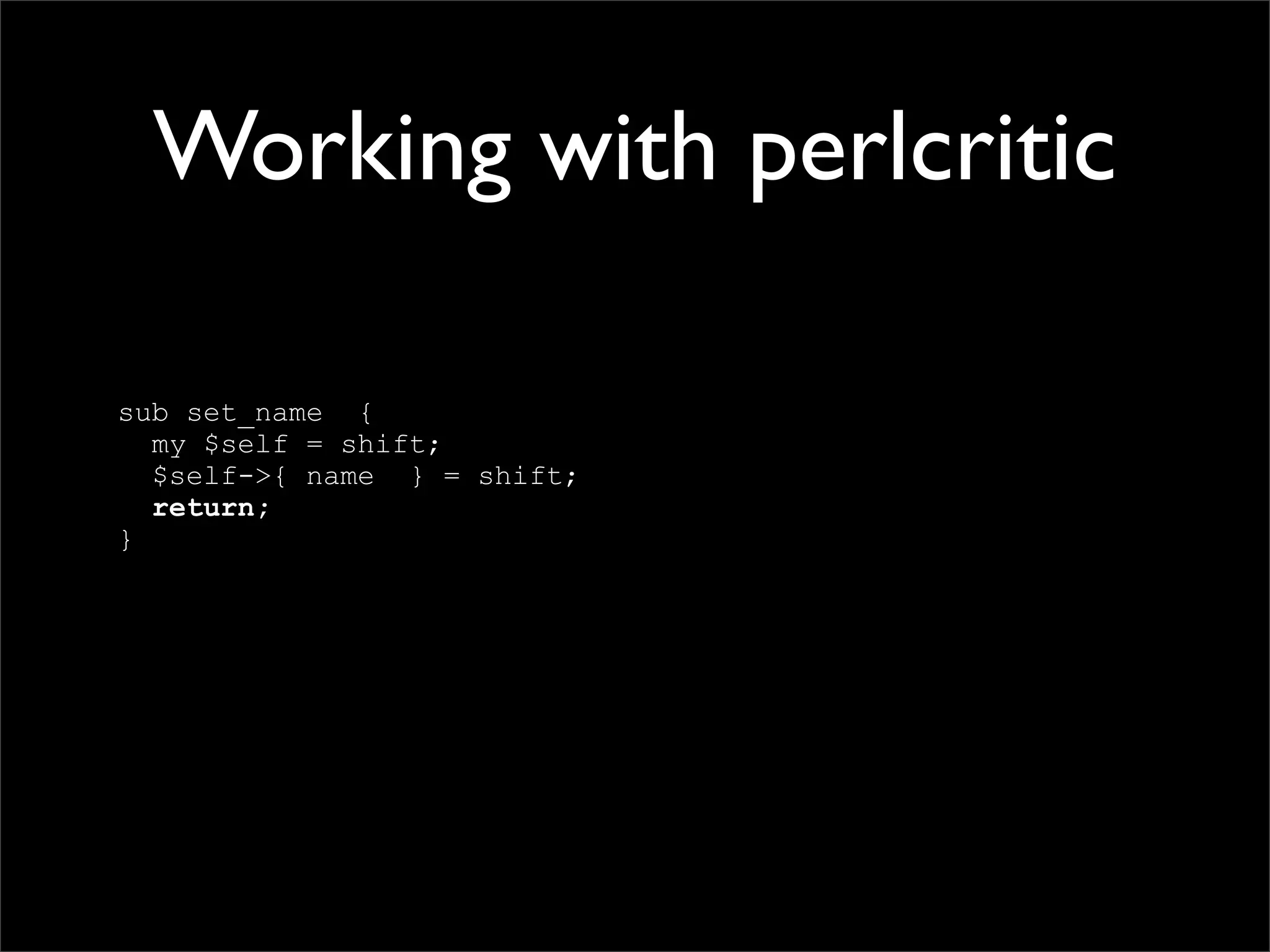 Testing Code and Assuring Quality