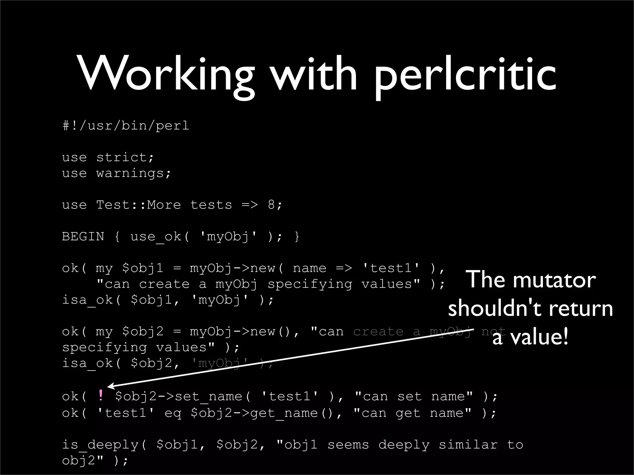 Testing Code and Assuring Quality