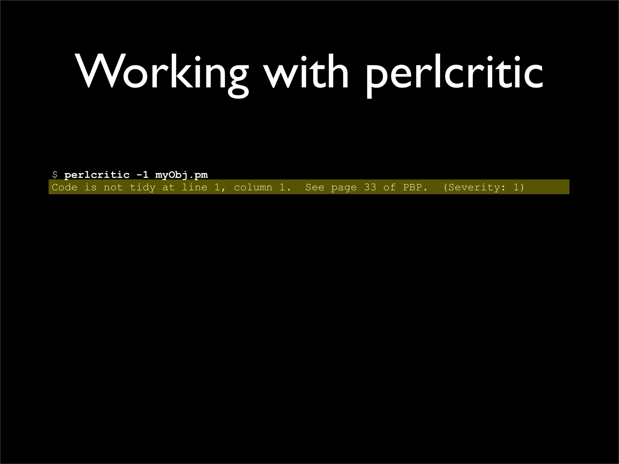 Testing Code and Assuring Quality
