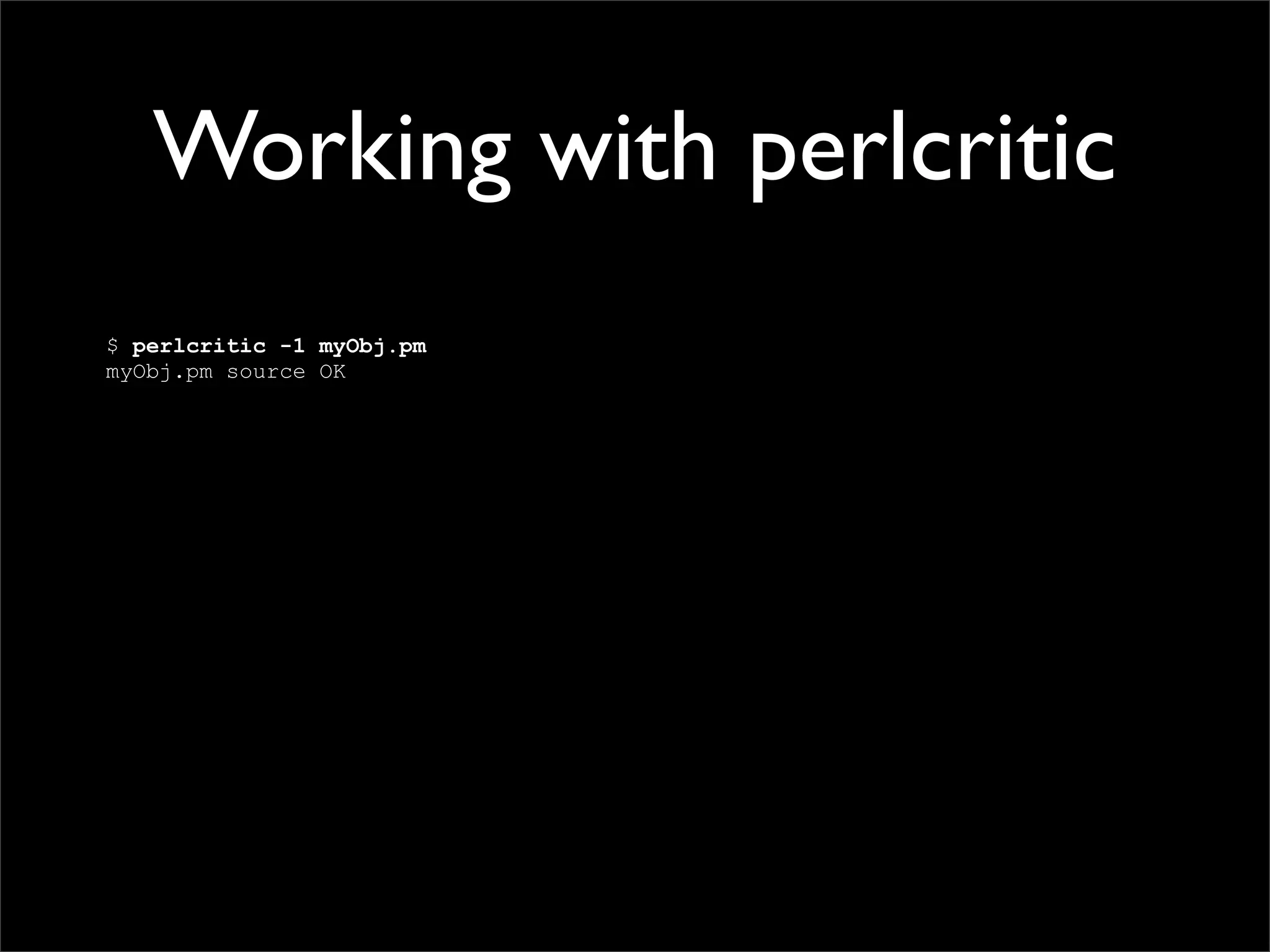 Testing Code and Assuring Quality