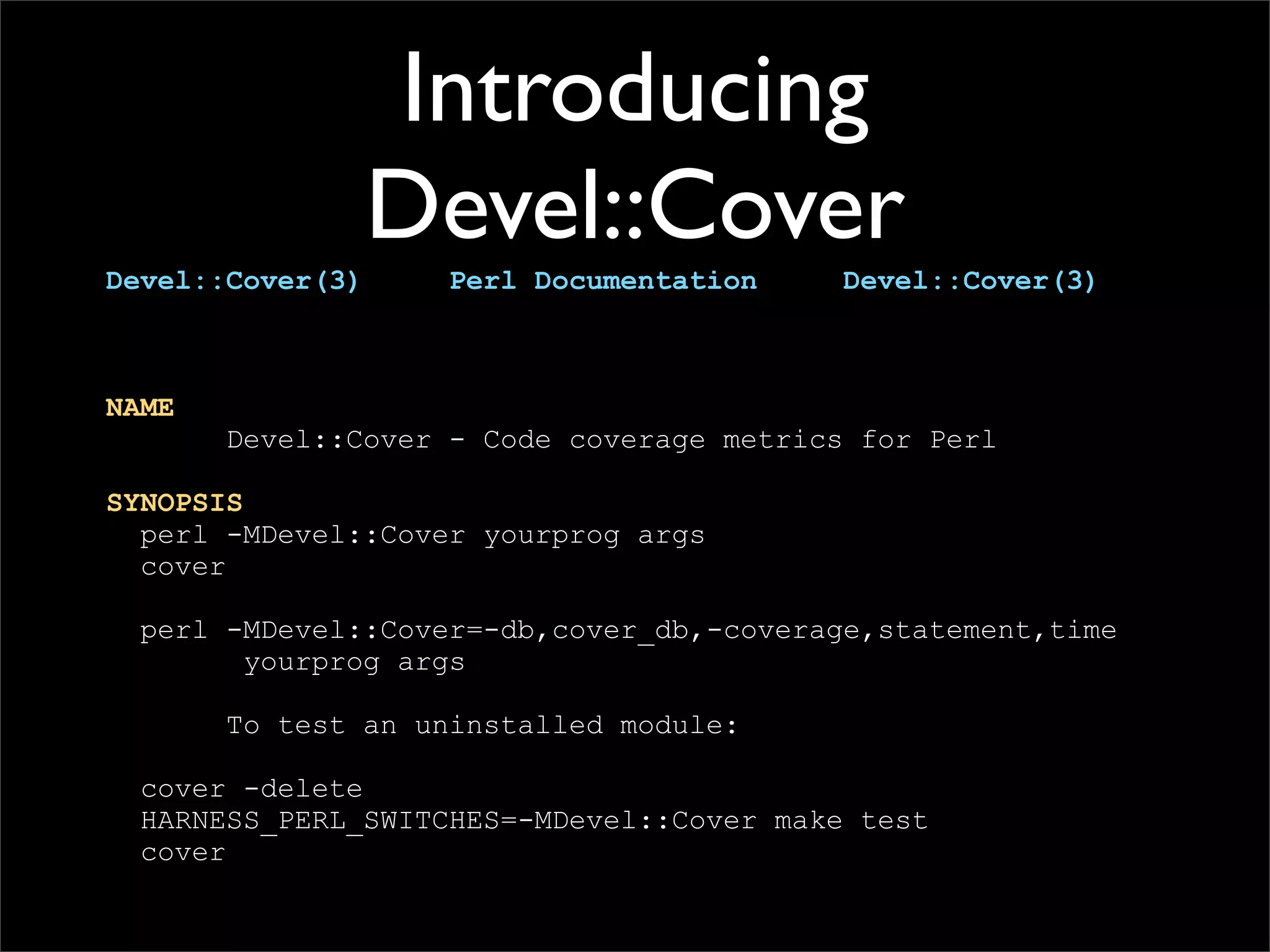Testing Code and Assuring Quality