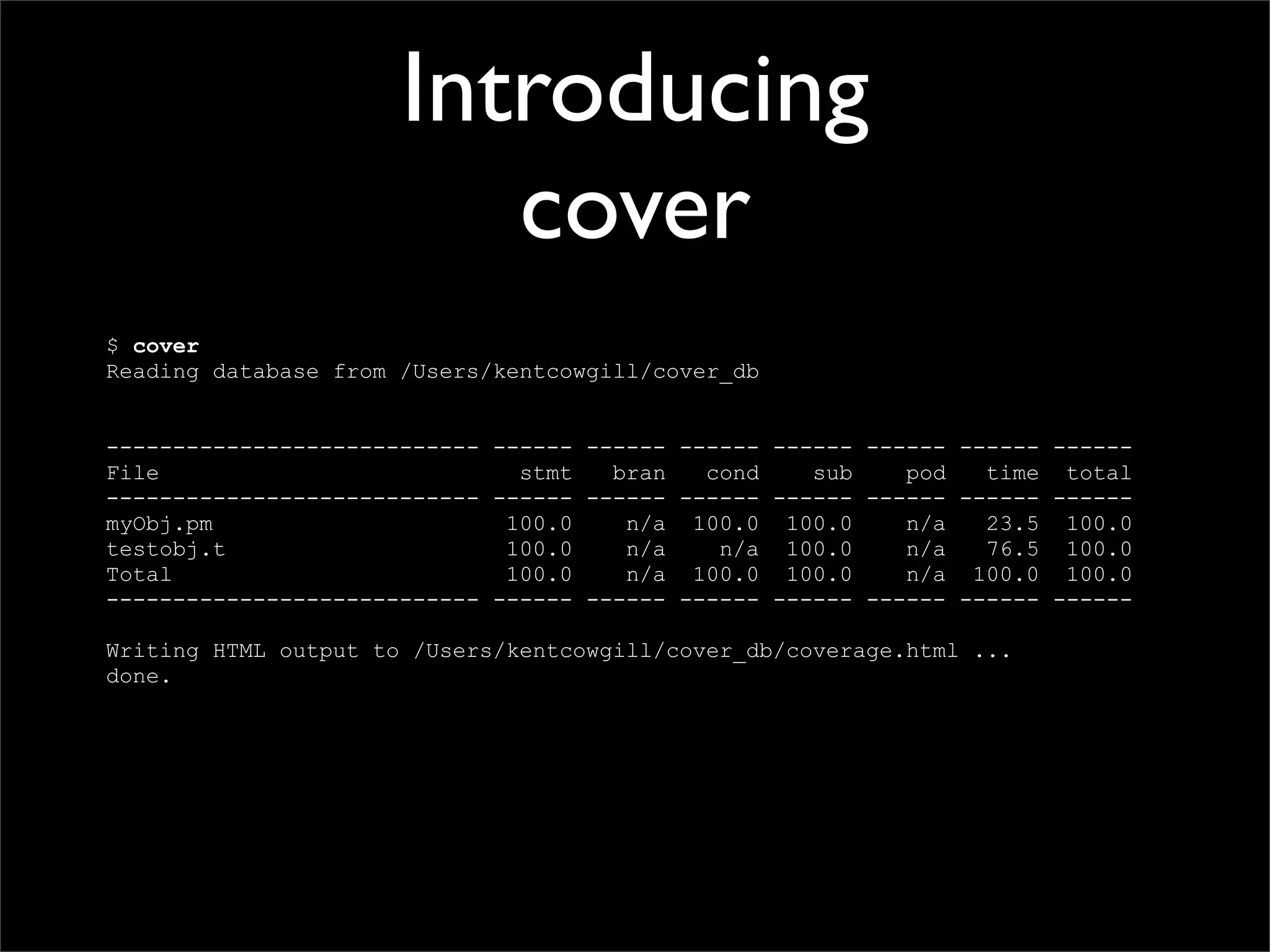 Testing Code and Assuring Quality