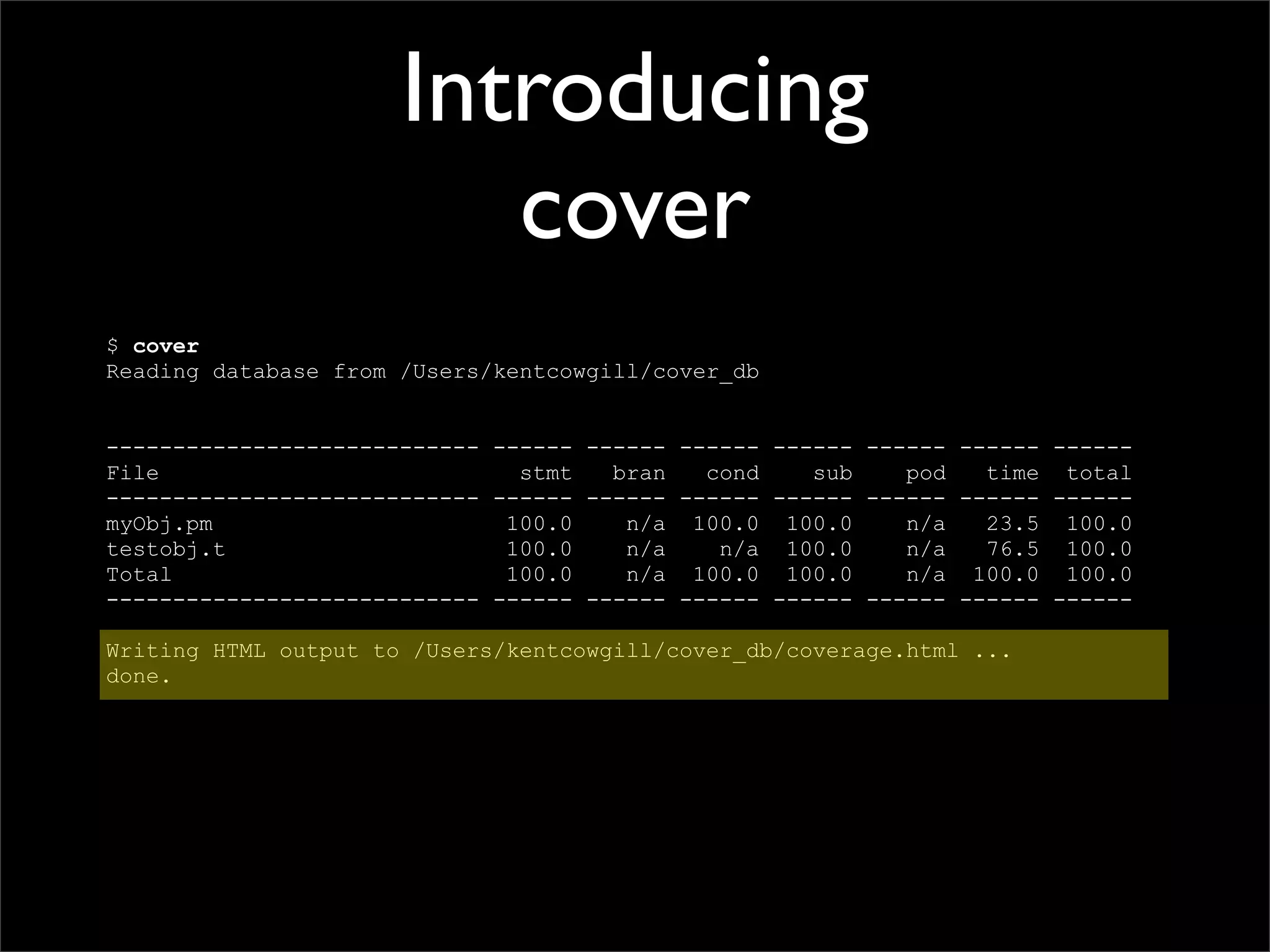 Testing Code and Assuring Quality