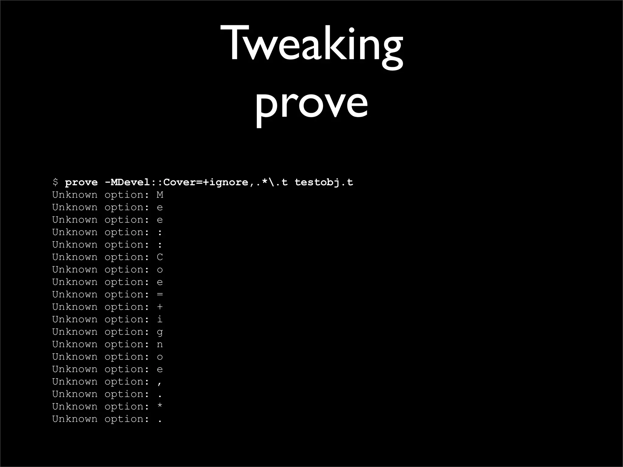 Testing Code and Assuring Quality