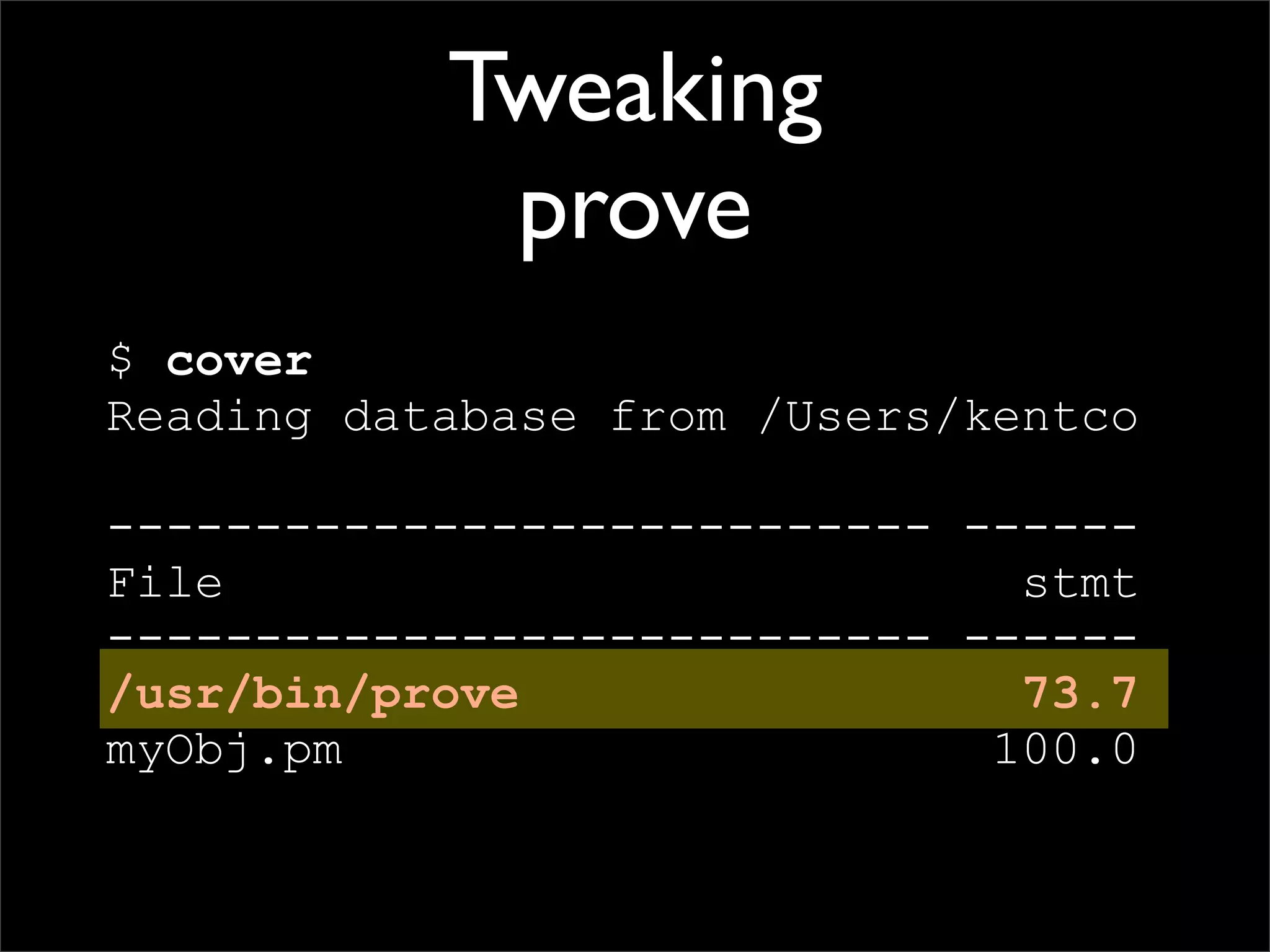 Testing Code and Assuring Quality