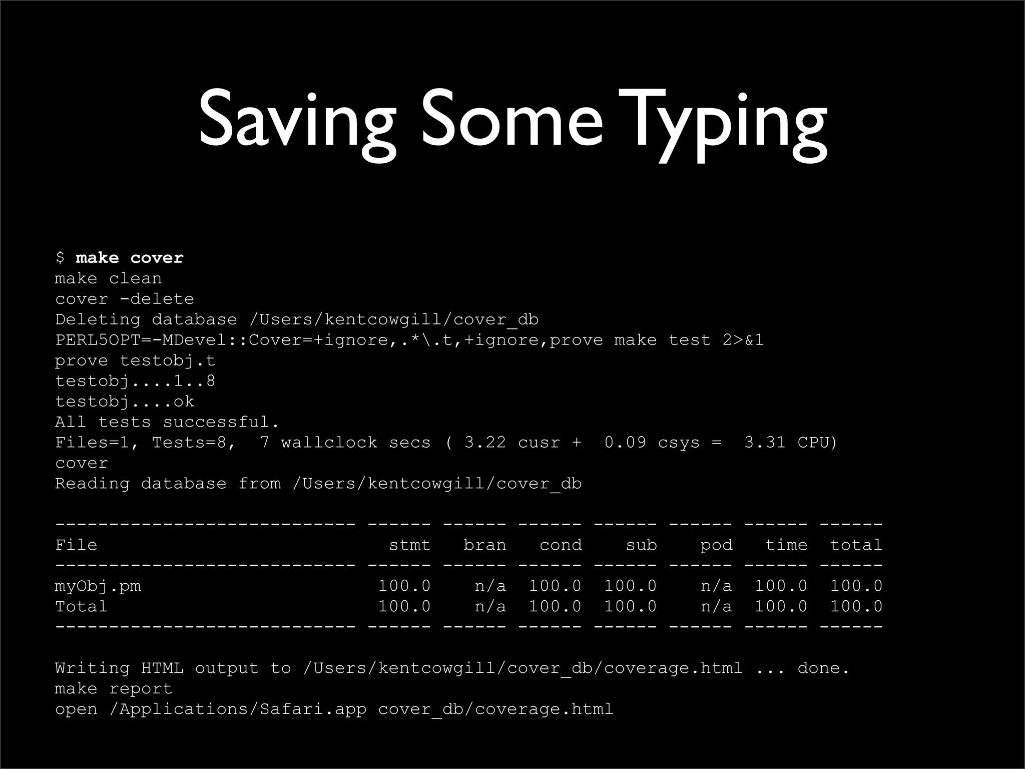 Testing Code and Assuring Quality