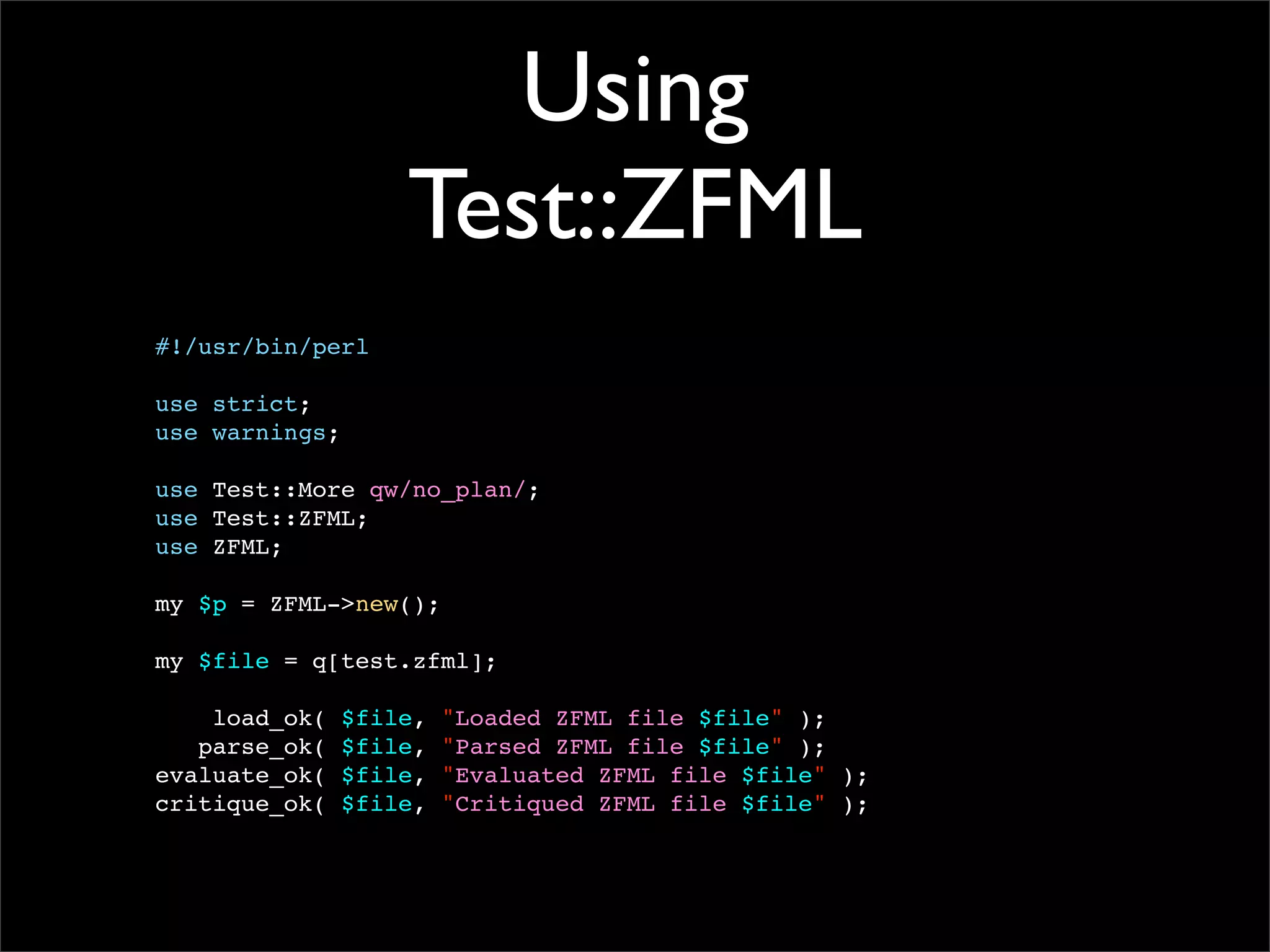 Testing Code and Assuring Quality