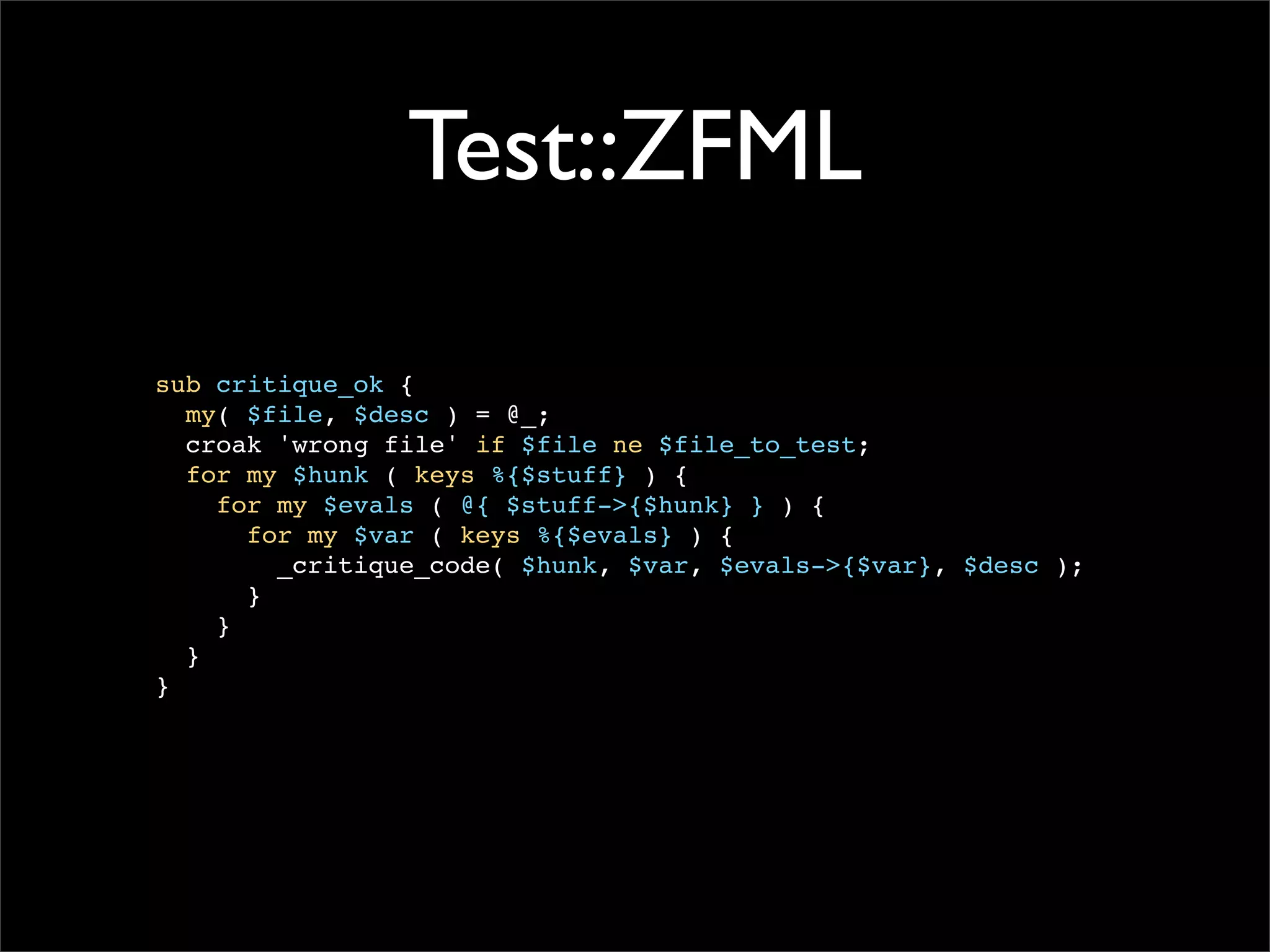 Testing Code and Assuring Quality