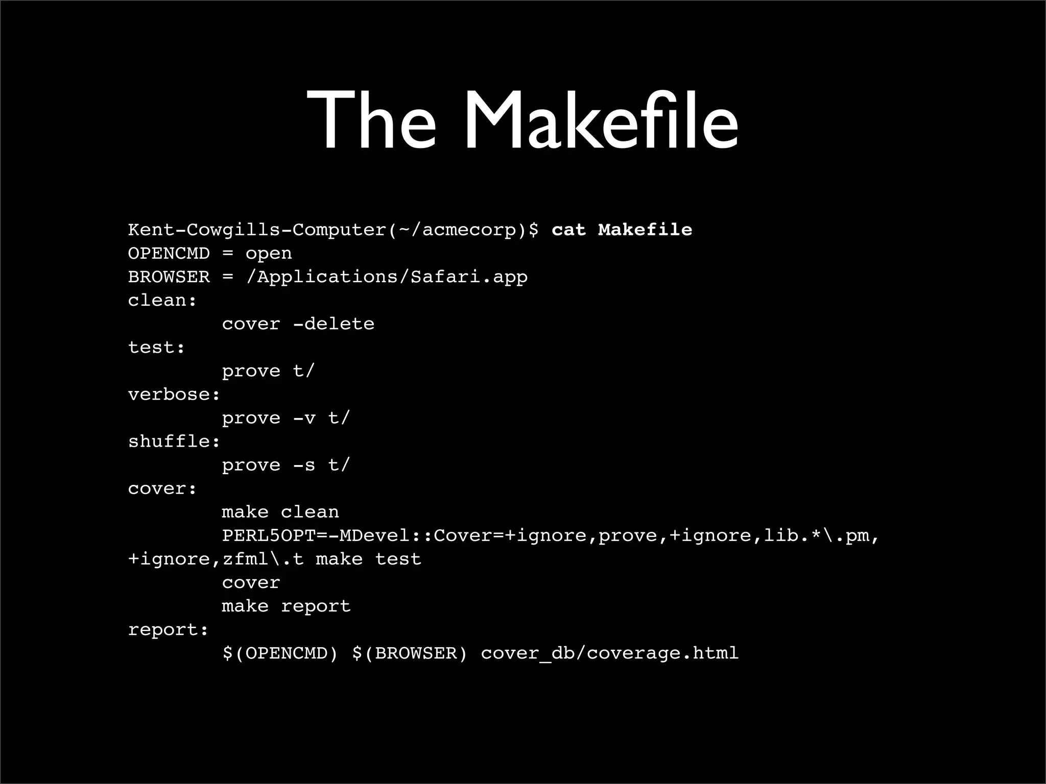Testing Code and Assuring Quality