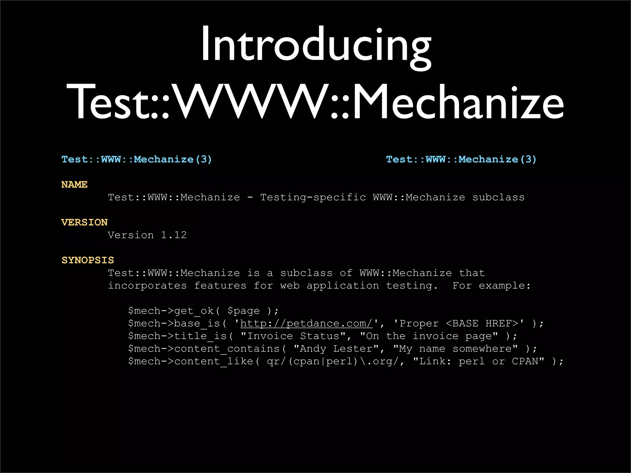Testing Code and Assuring Quality