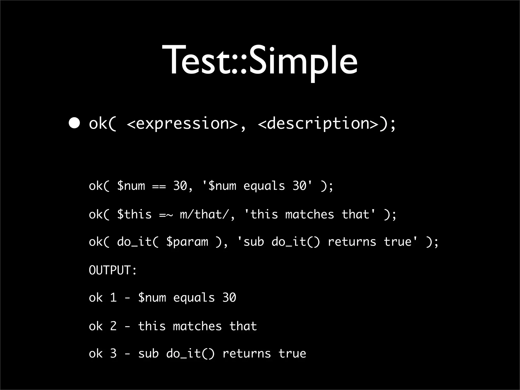 Testing Code and Assuring Quality