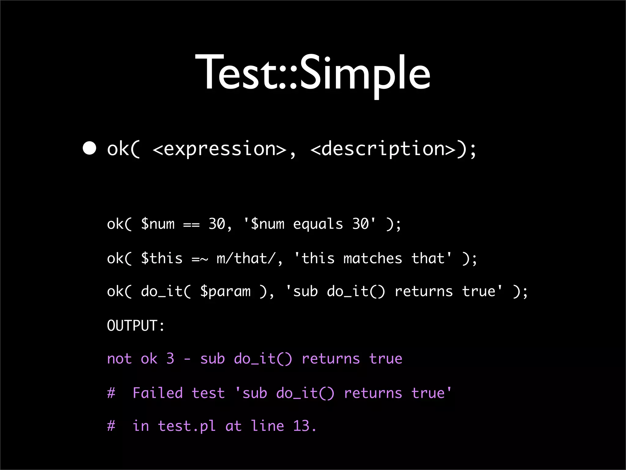 Testing Code and Assuring Quality