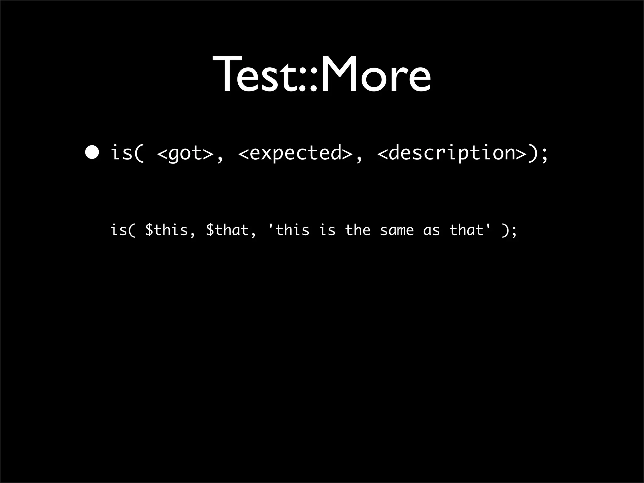Testing Code and Assuring Quality