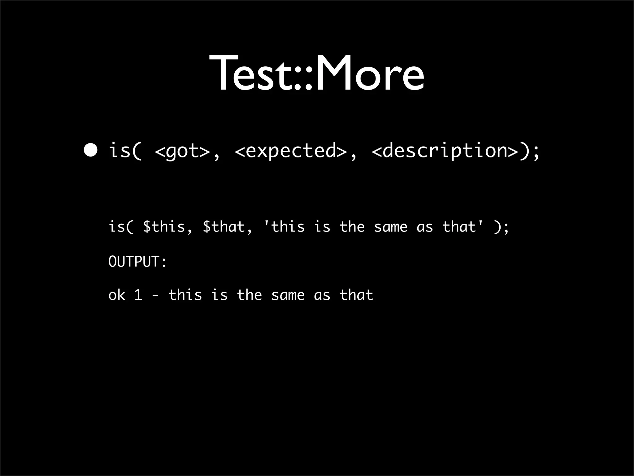 Testing Code and Assuring Quality
