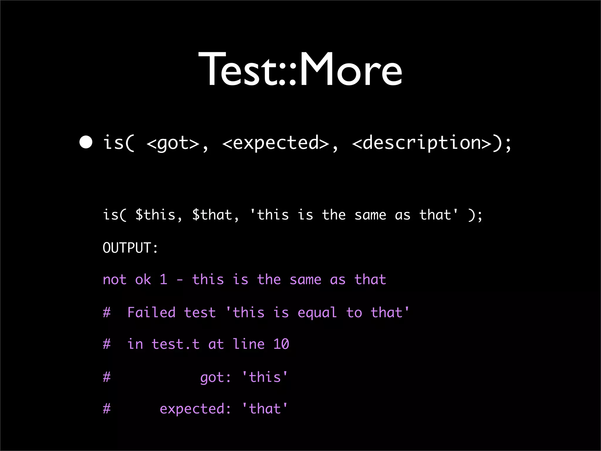 Testing Code and Assuring Quality