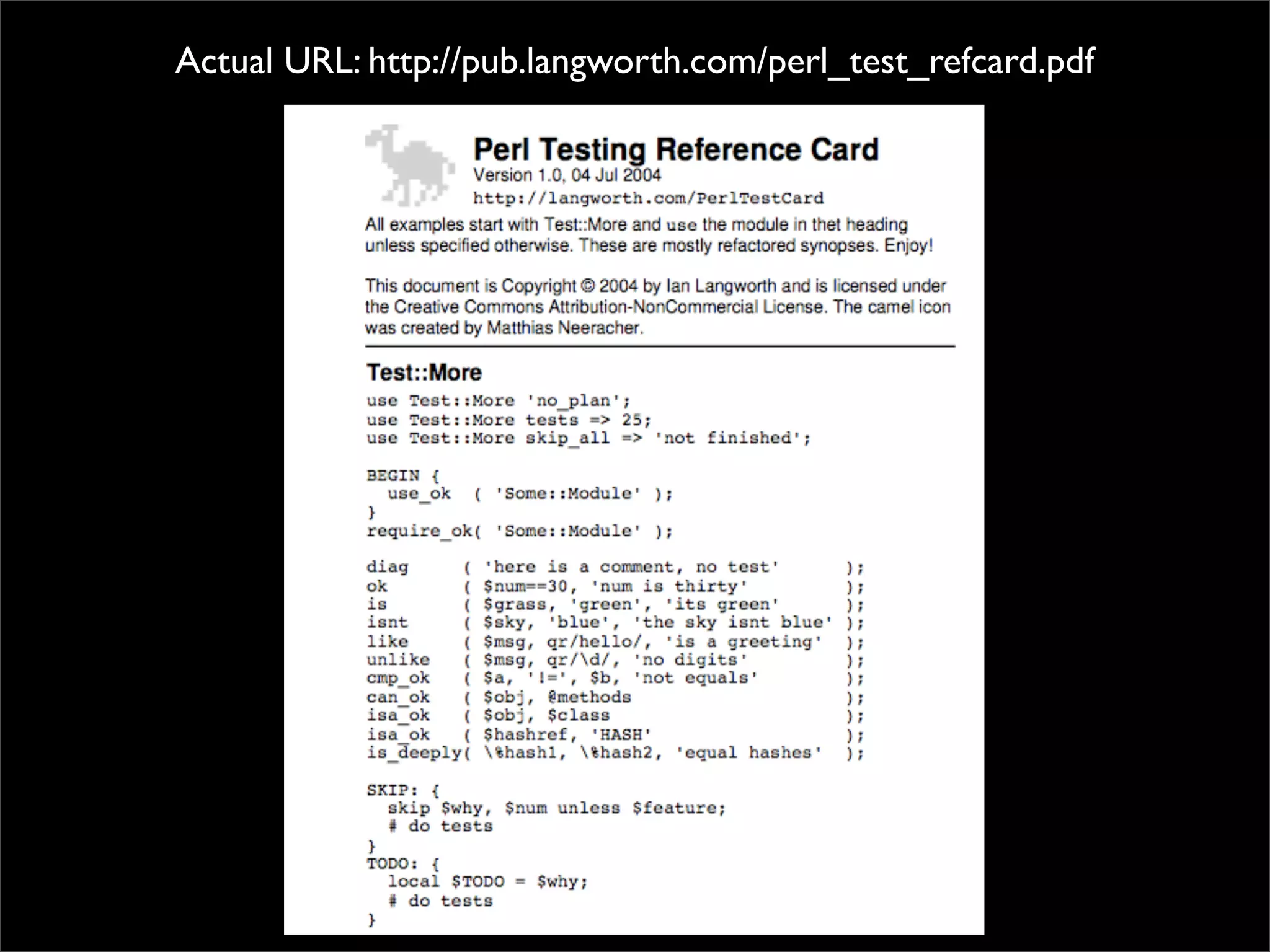 Testing Code and Assuring Quality