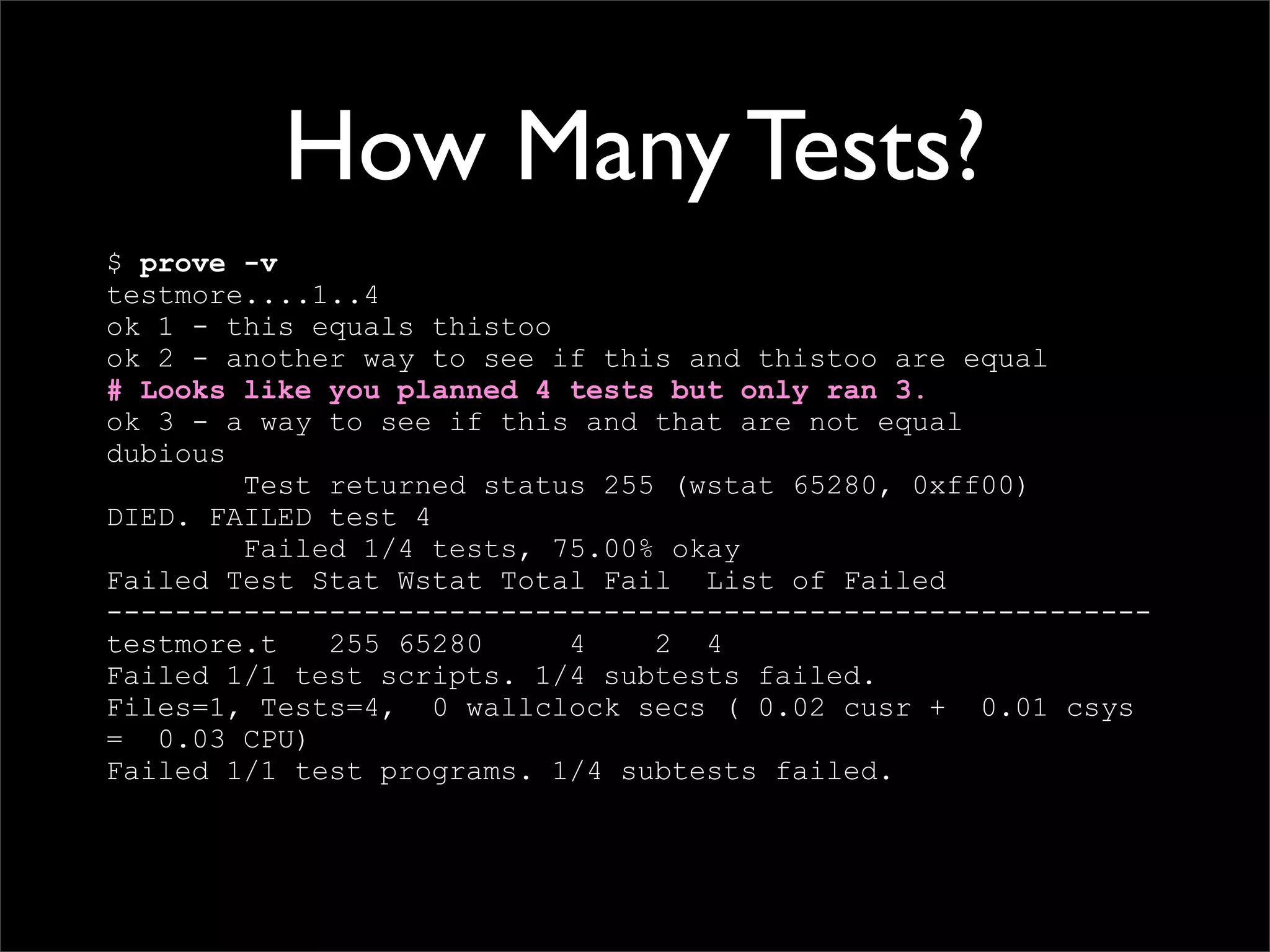 Testing Code and Assuring Quality