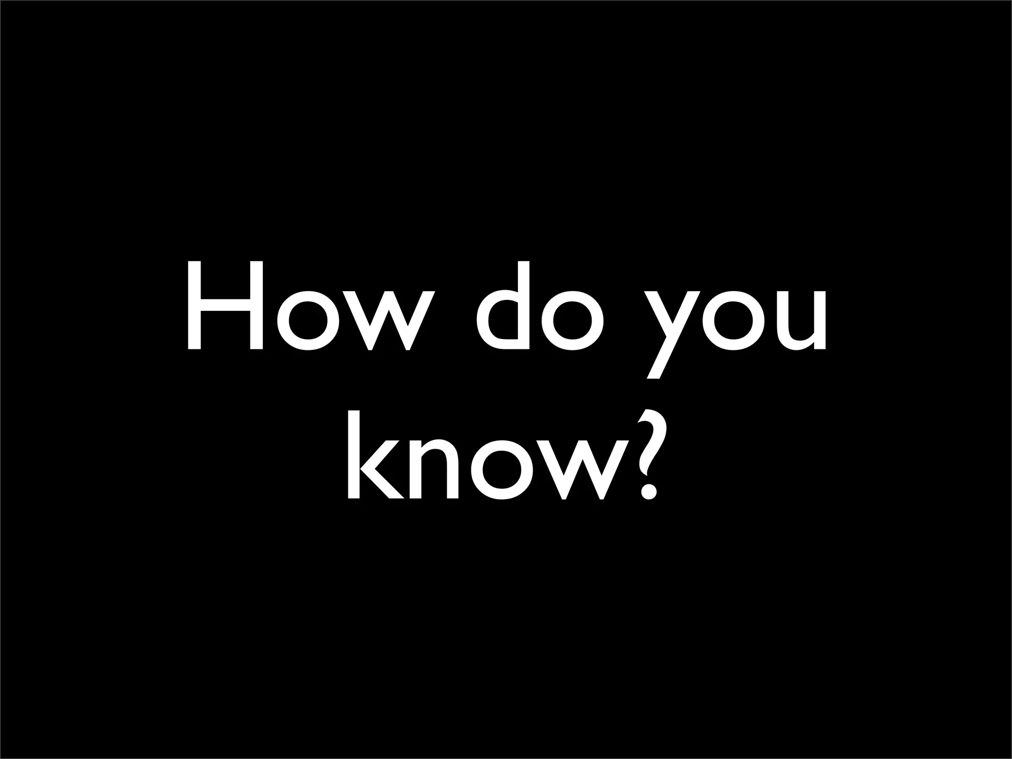 Testing Code and Assuring Quality