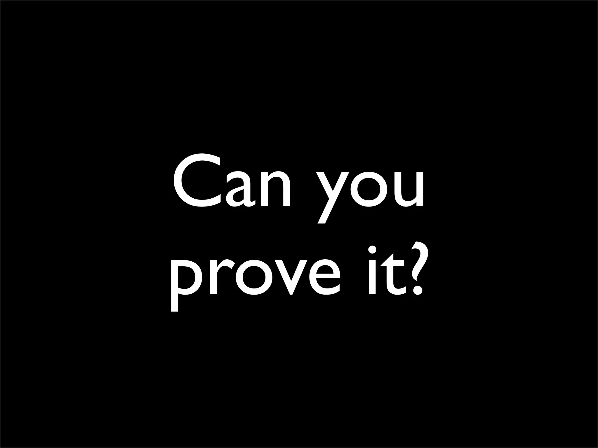 Testing Code and Assuring Quality