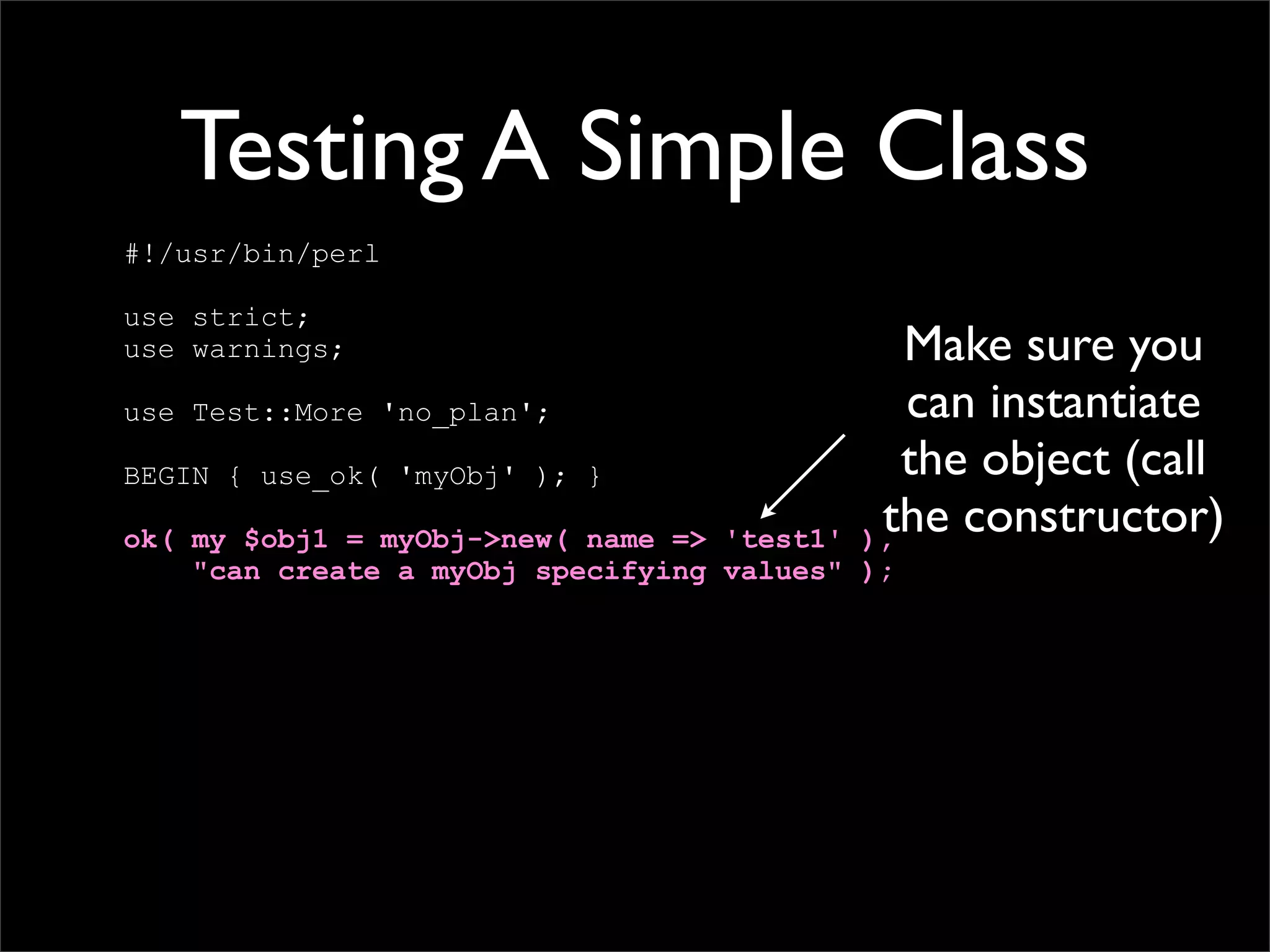Testing Code and Assuring Quality