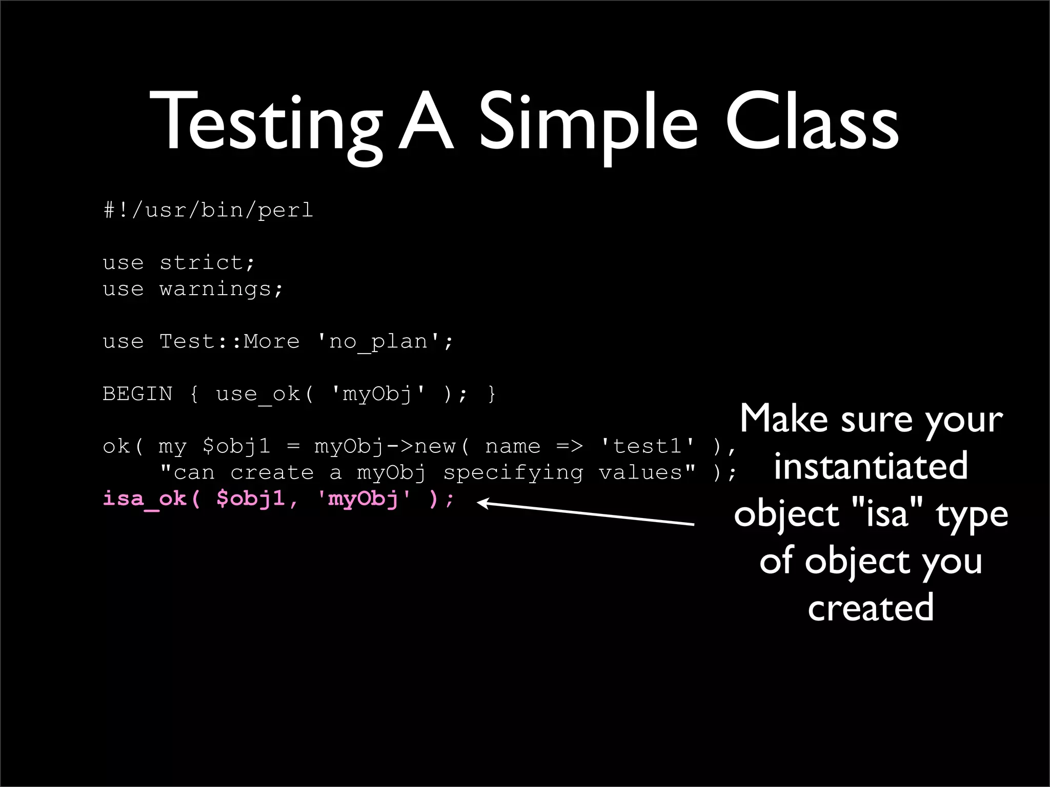 Testing Code and Assuring Quality