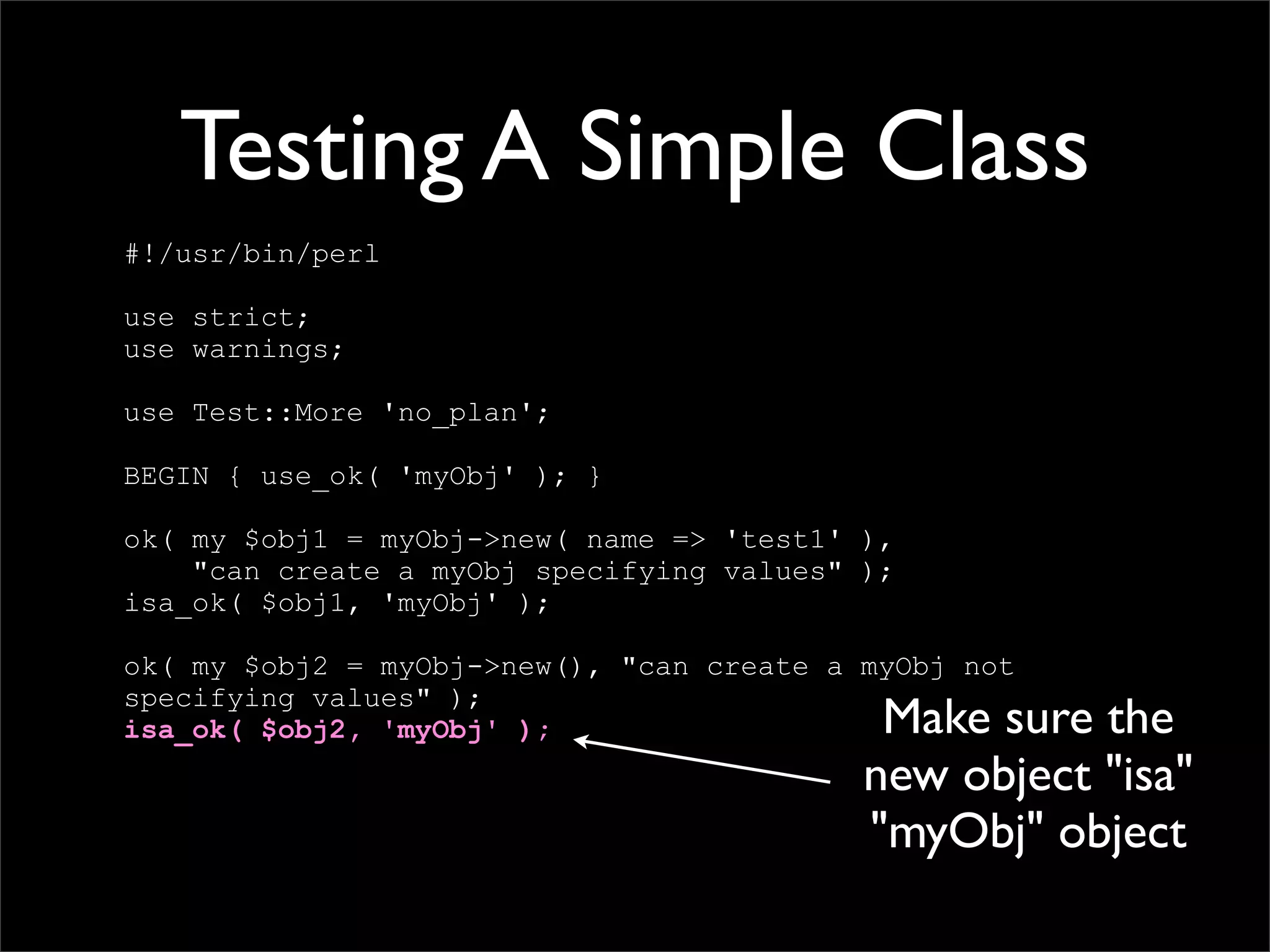 Testing Code and Assuring Quality