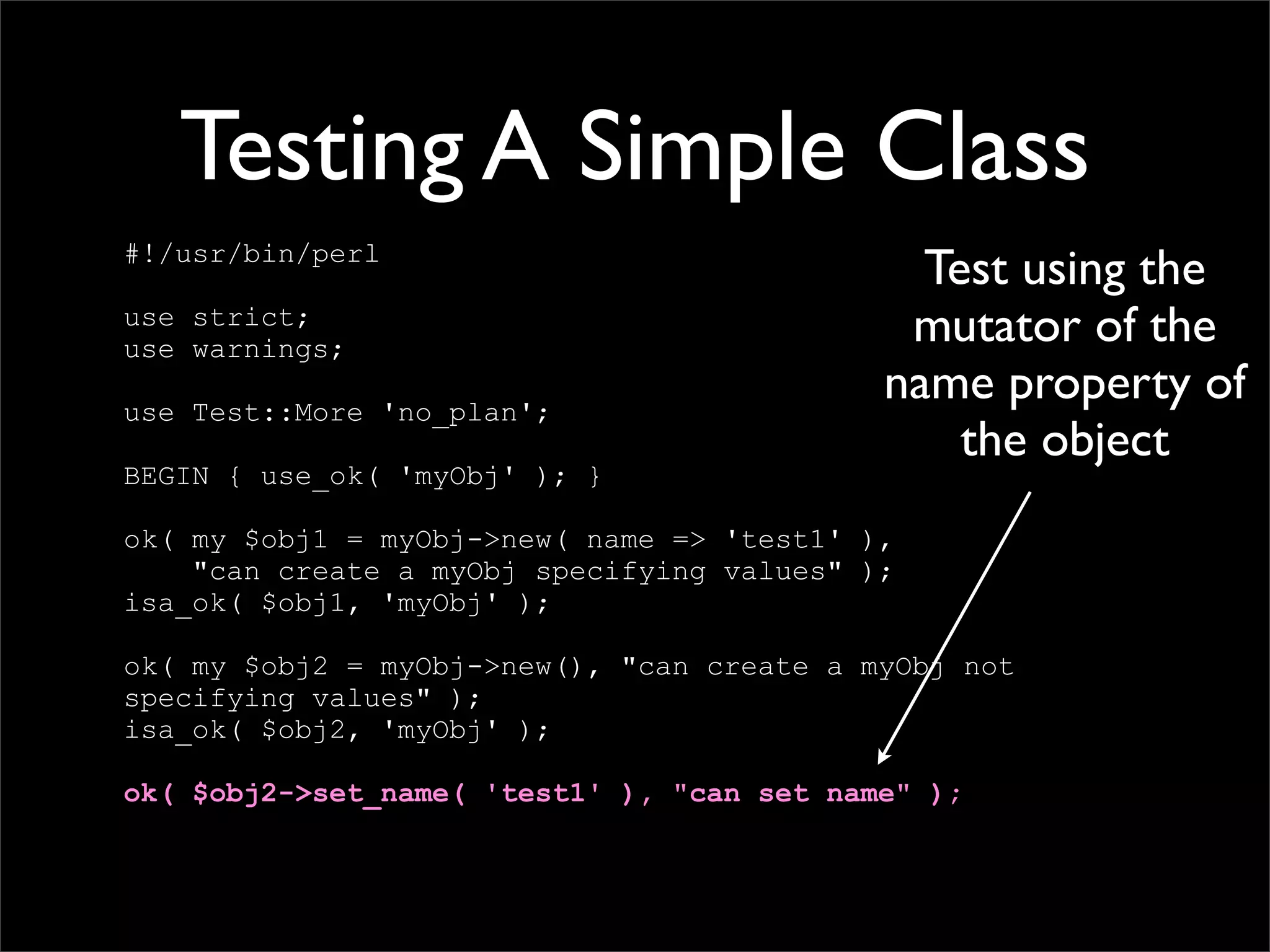 Testing Code and Assuring Quality